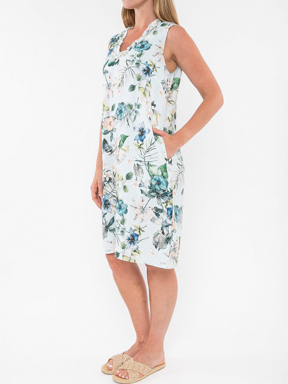 JUMP WATERCOLOUR GARDEN DRESS