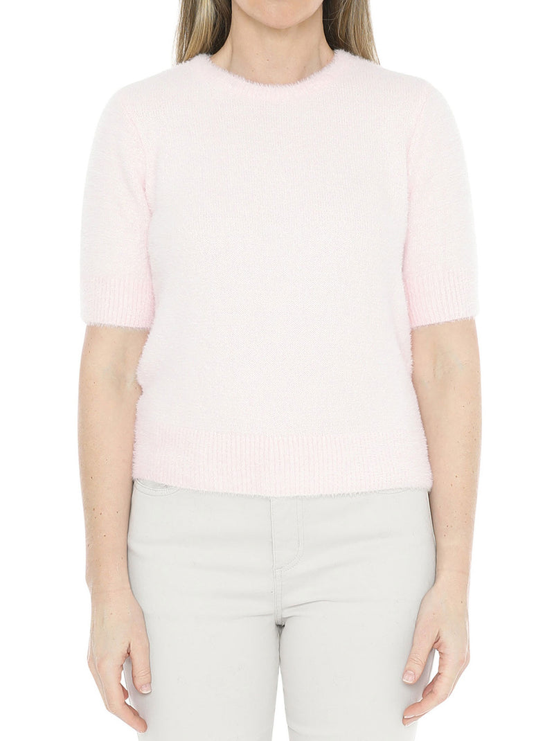 JUMP FLUFFY SHORT SLEEVE TOP