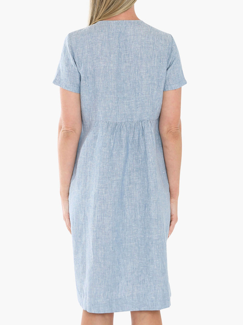 JUMP SIDE BUTTON DRESS