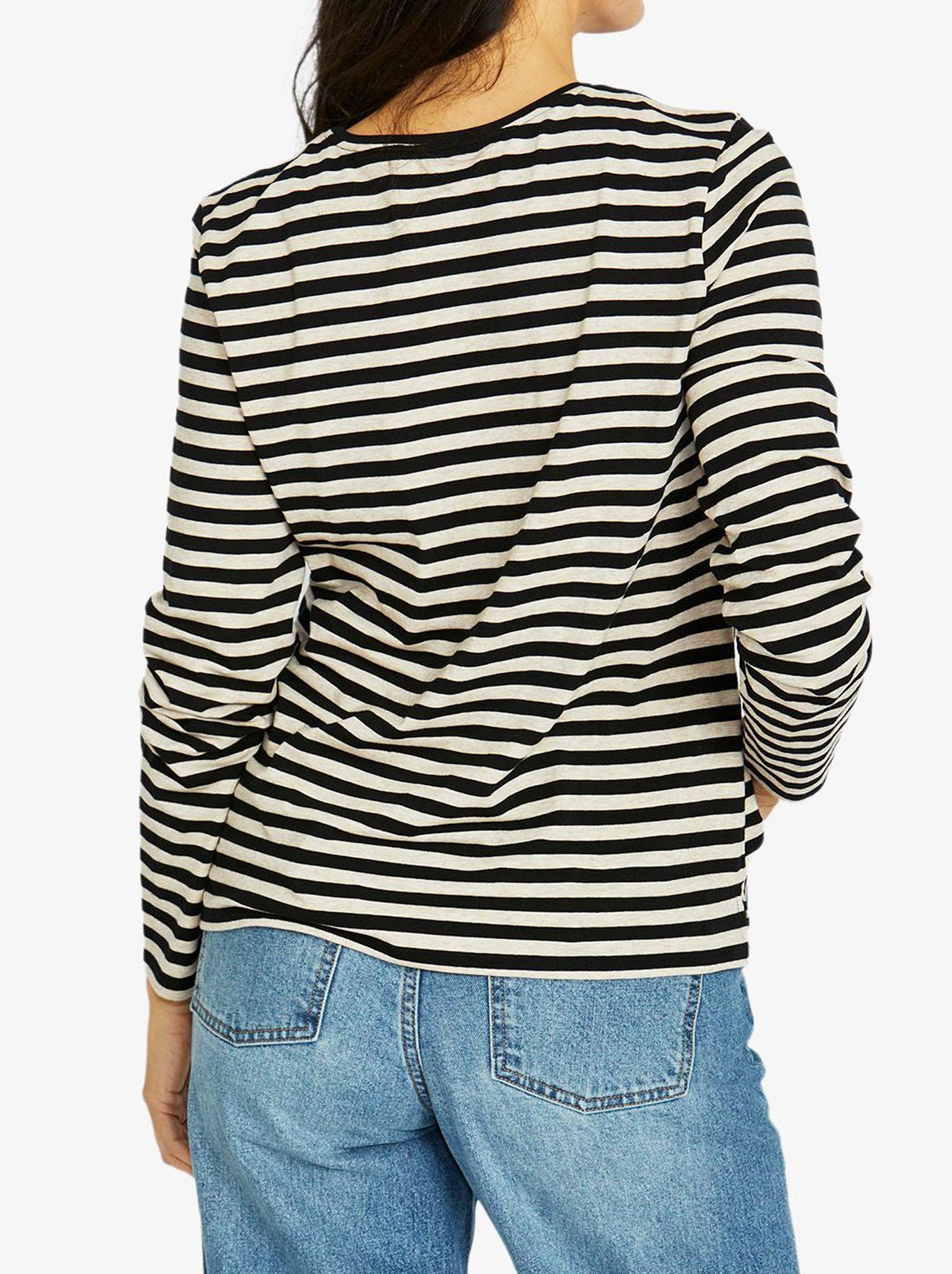JUMP STRIPE CREW LONG SLEEVE TEE