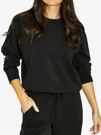 JUMP SATIN TRIM LOUNGE TOP