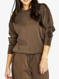 JUMP SATIN TRIM LOUNGE TOP