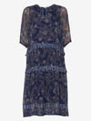LOOBIE'S STORY WOOD CRAFT MIDI DRESS