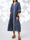LOOBIE'S STORY MAYA MIDI DRESS