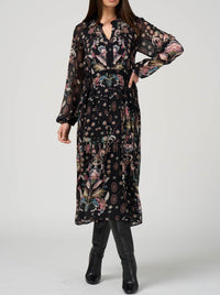 LOOBIE'S STORY ANTIONETTE MIDI DRESS