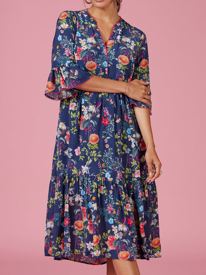 LOOBIE'S STORY FLEUR PRESSE DRESS
