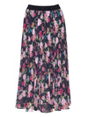 MADLY SWEETLY FUCHSIARISTIC PLEAT SKIRT