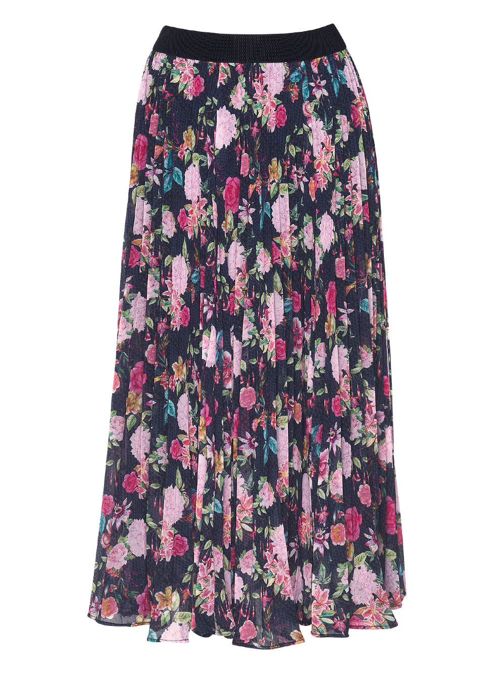 MADLY SWEETLY FUCHSIARISTIC PLEAT SKIRT