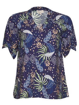 MADLY SWEETLY BLUE LAGOON BLOUSE