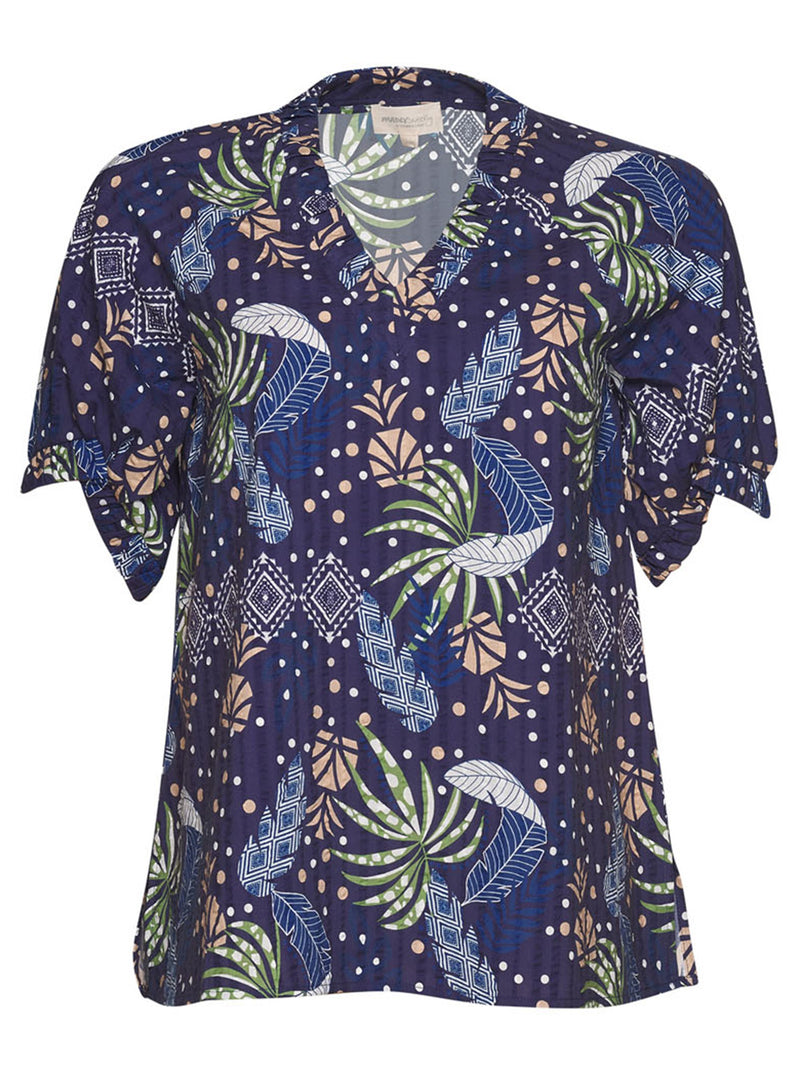 MADLY SWEETLY BLUE LAGOON BLOUSE