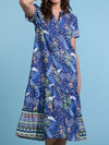 MADLY SWEETLY BLUE LAGOON MIDI DRESS