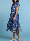 MADLY SWEETLY BLUE LAGOON MIDI DRESS