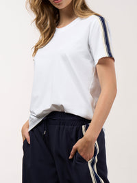 MADLY SWEETLY LINEAR TEE