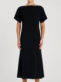 MELA PURDIE SLASH NECK DRESS