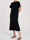 MELA PURDIE SLASH NECK DRESS
