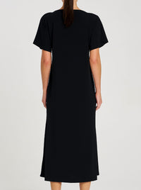 MELA PURDIE SLASH NECK DRESS