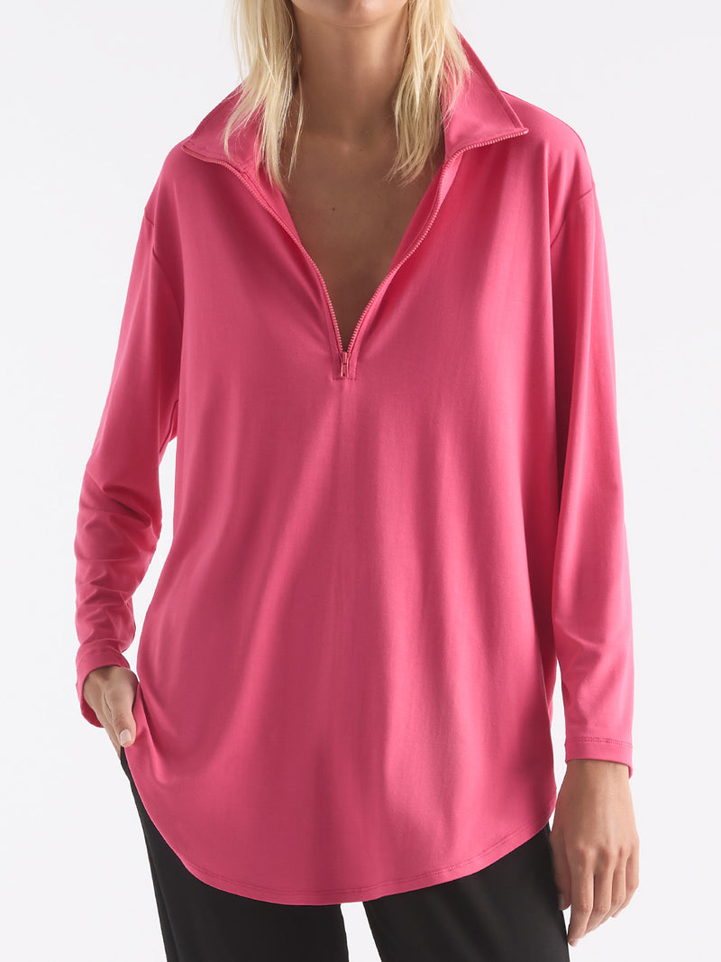 MELA PURDIE ZIP FRONT SWEATER