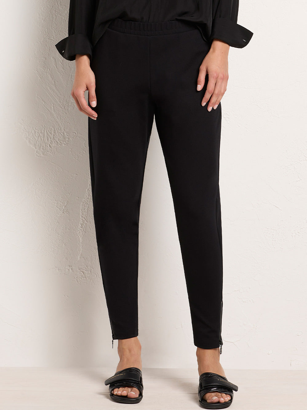 Mela Purdie - Slim Leg Pant in Polished Ponte - Zambezee