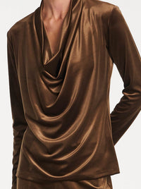 MELA PURDIE DRAPE TOP
