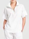 MELA PURDIE HALF ZIP SHIRT
