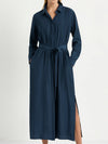 MELA PURDIE TIE SHIRT DRESS