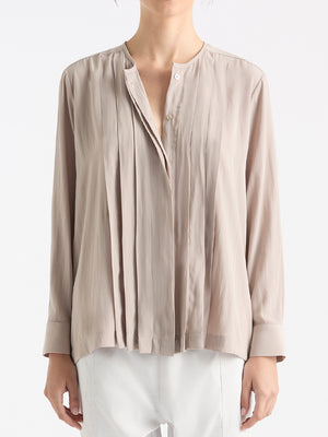 MELA PURDIE KNIFE PLEAT BLOUSE