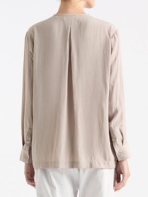 MELA PURDIE KNIFE PLEAT BLOUSE