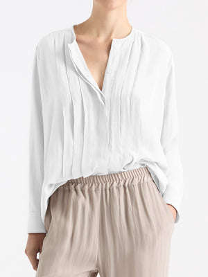 MELA PURDIE KNIFE PLEAT BLOUSE