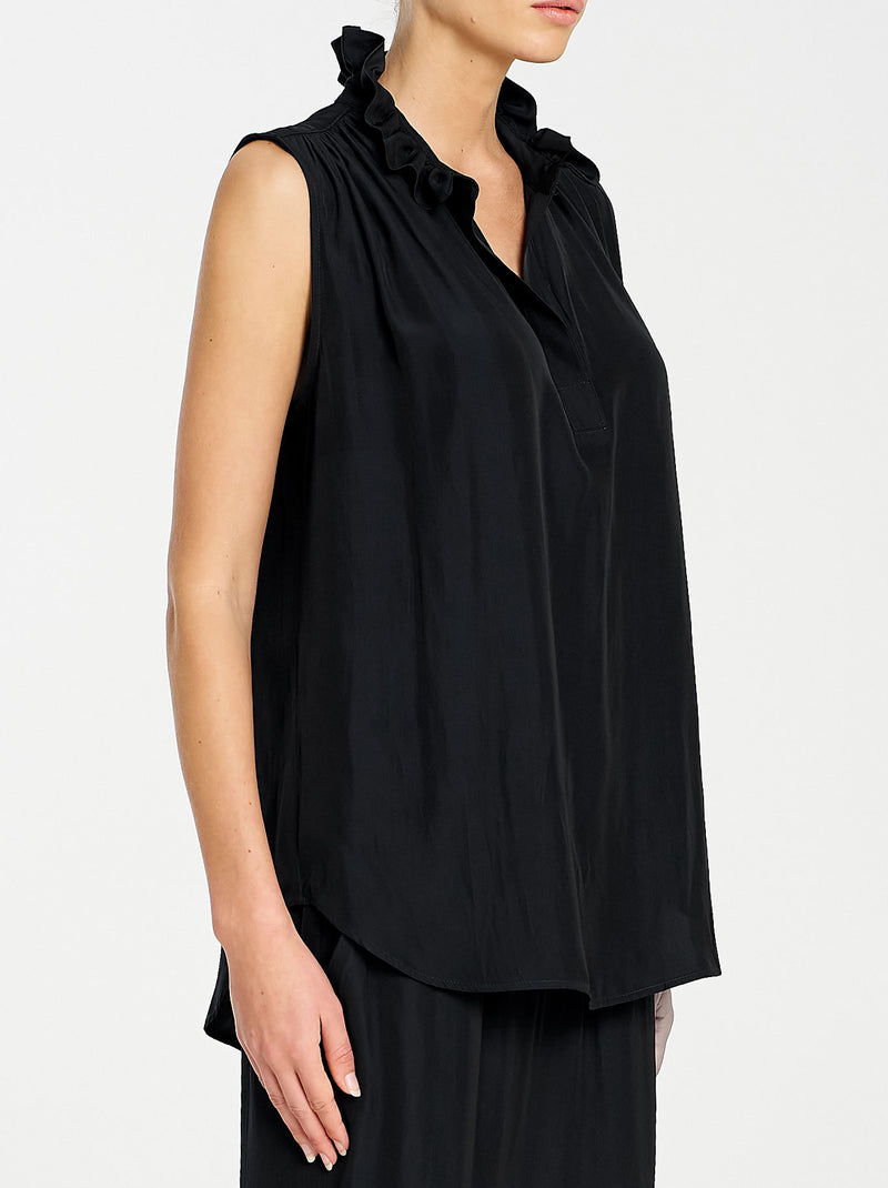 MELA PURDIE FRILL NECK TANK