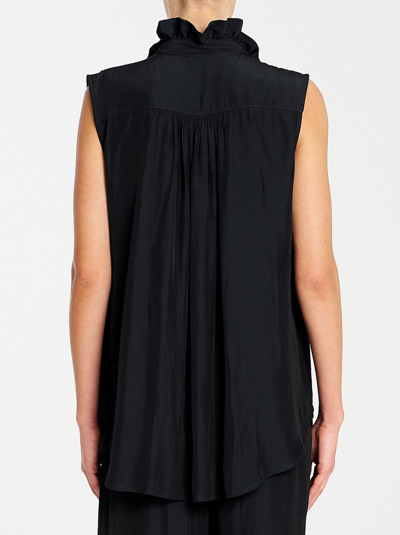 MELA PURDIE FRILL NECK TANK