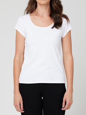 MELA PURDIE SCOOP NECK T