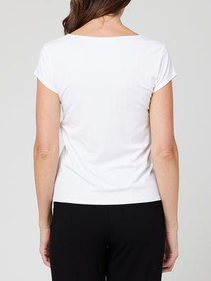 MELA PURDIE SCOOP NECK T