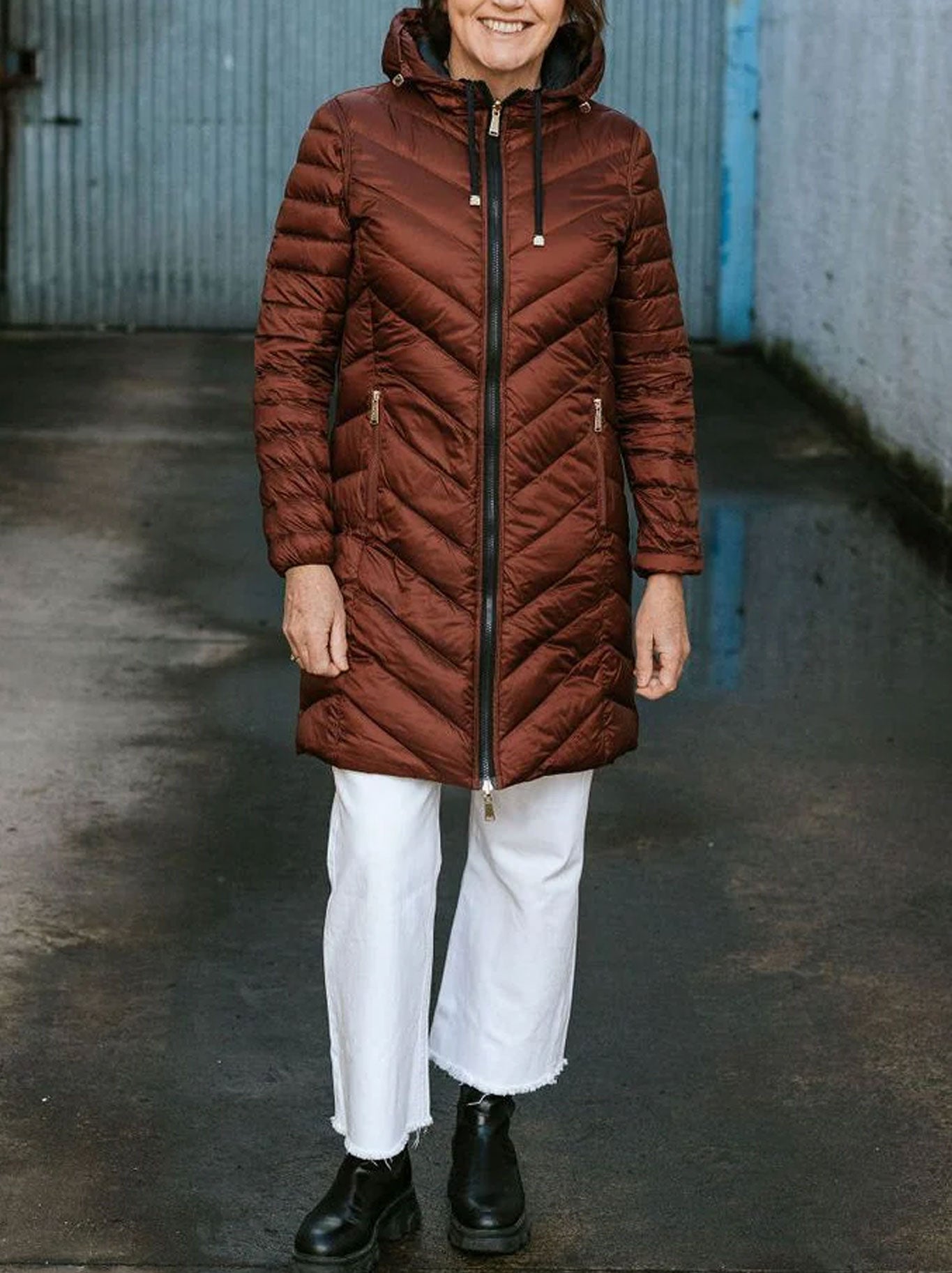 MOKE ARNIE REVERSIBLE PUFFER JACKET
