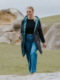MOKE ARNIE REVERSIBLE PUFFER JACKET