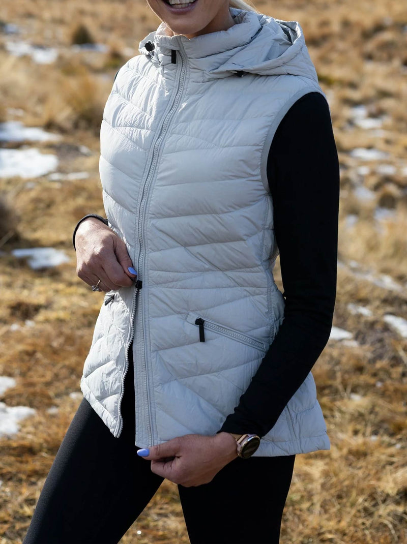 MOKE MARY CLAIRE PACKABLE DOWN PUFFER VEST