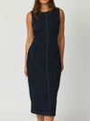 NEW LONDON DILLY COLUMN MIDI DRESS