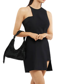 OLGA BERG CALYPSO CRYSTAL MESH BAG