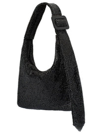 OLGA BERG CALYPSO CRYSTAL MESH BAG