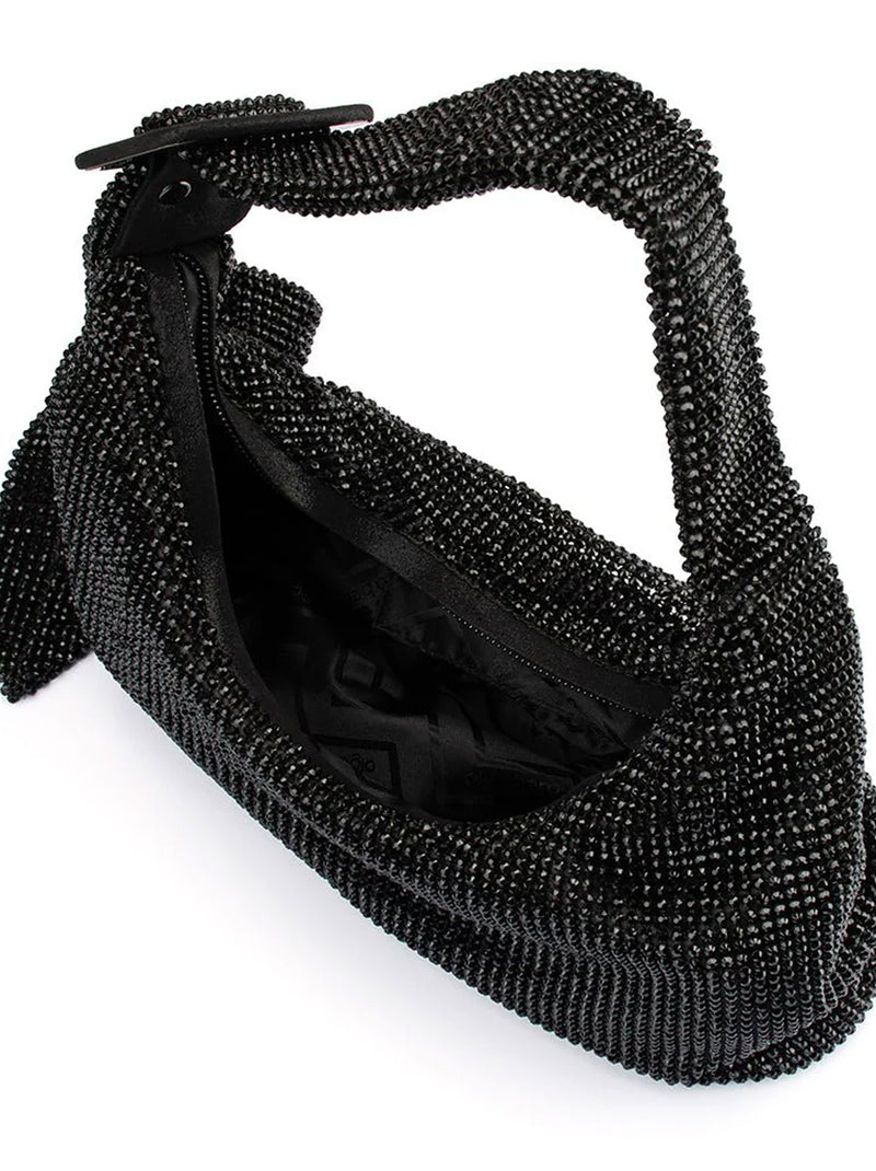 OLGA BERG CALYPSO CRYSTAL MESH BAG