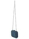 OLGA BERG CASEY HOT FIX ENCRUSTED CLUTCH