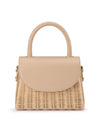 OLGA BERG ELLE WICKER BAG