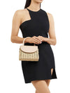 OLGA BERG ELLE WICKER BAG