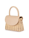 OLGA BERG ELLE WICKER BAG