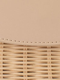 OLGA BERG ELLE WICKER BAG