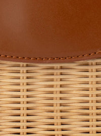 OLGA BERG ELLE WICKER BAG
