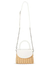 OLGA BERG ELLE WICKER BAG
