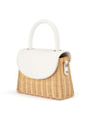 OLGA BERG ELLE WICKER BAG