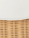 OLGA BERG ELLE WICKER BAG