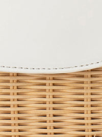 OLGA BERG ELLE WICKER BAG