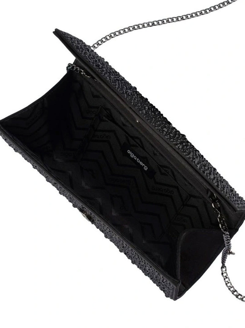 OLGA BERG EMMA CRYSTAL CLUTCH